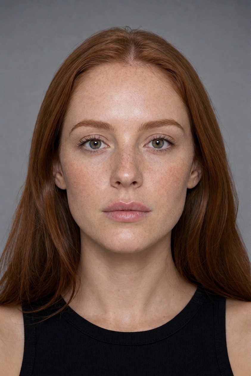 Freckled redhead with Lip flip (Botox / neurotoxin) at 4 units