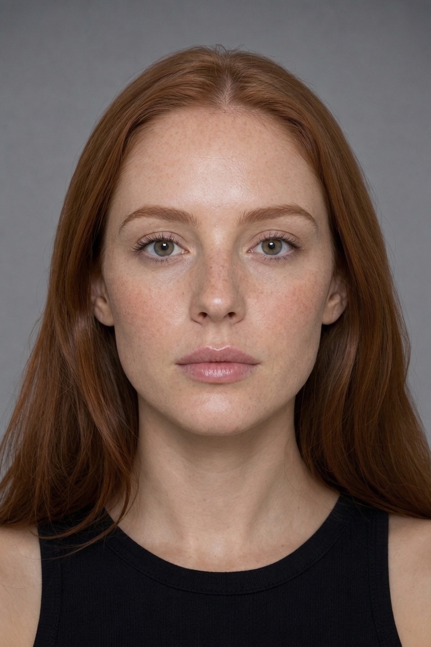 Freckled redhead with Restylane Silk at 0.5 mL
