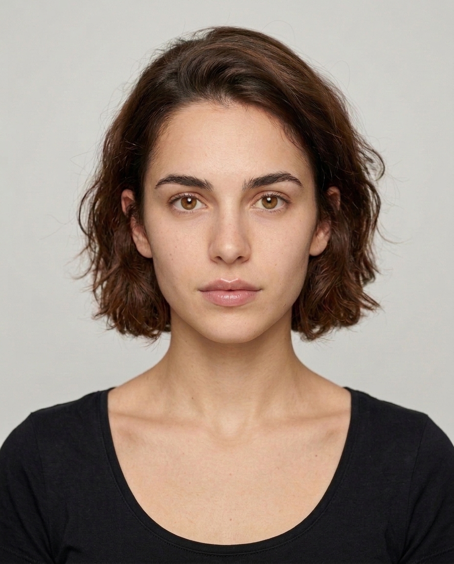 Young Spanish brunette with Restylane Silk at 0.5 mL