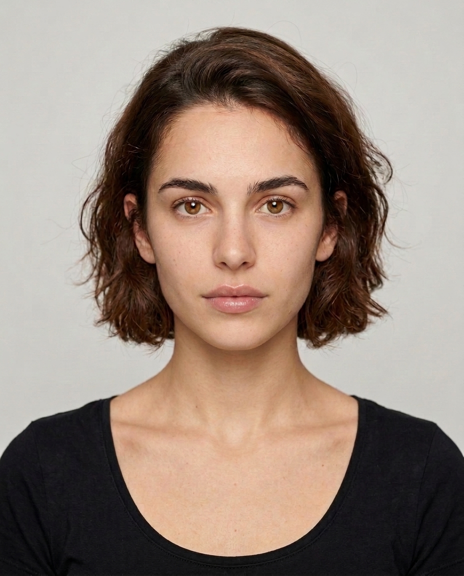 Young Spanish brunette with Revanesse Lips+ at 0.6 mL