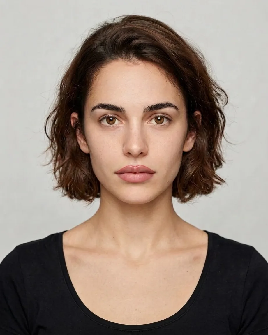 Young Spanish brunette with Russian lips at 0.5 mL